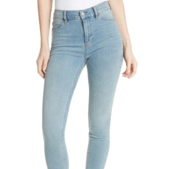 Free People Denim - FP Free People High Rise Medium Wash Skinny Denim Jeans 27